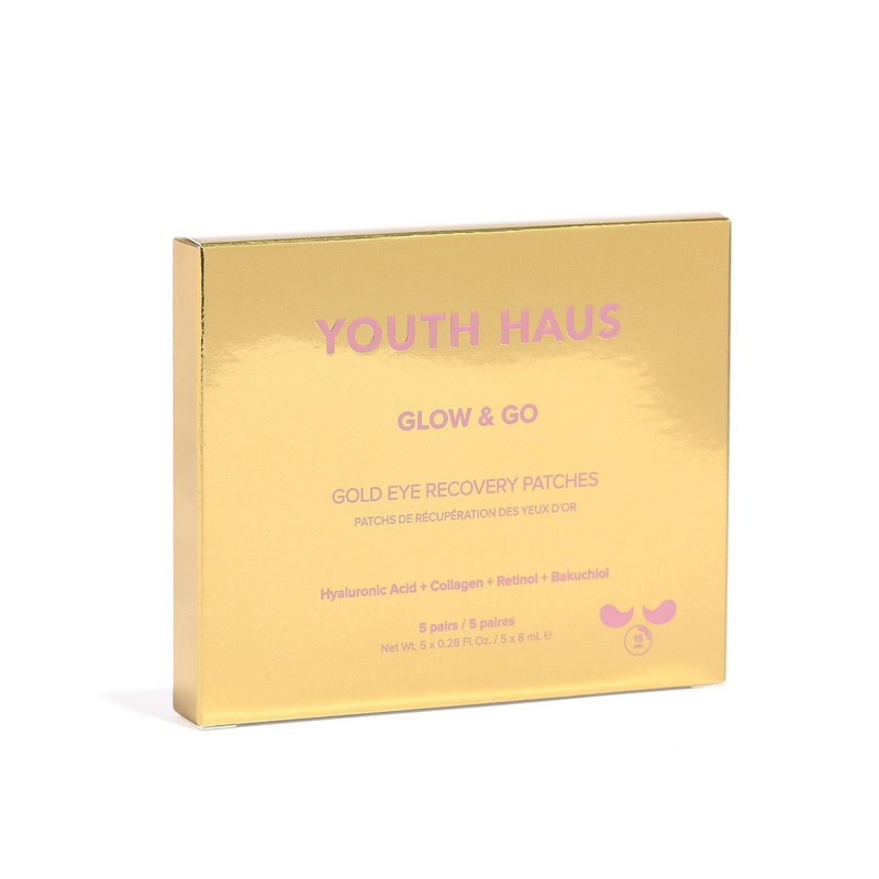 Youth Haus 24k Glow & Go™ Eye Patches (5 pack) - Skin Gym