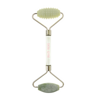Jade Double Duty Smooth & Textured 2D Face Roller - Skin Gym