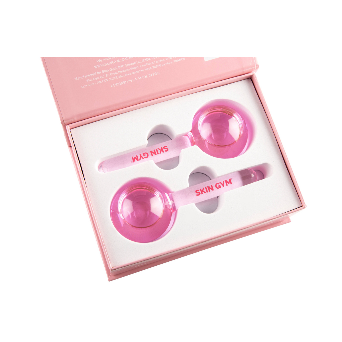 Skin Gym Cryocicles Pink Facial Ice Globes - Skin Gym