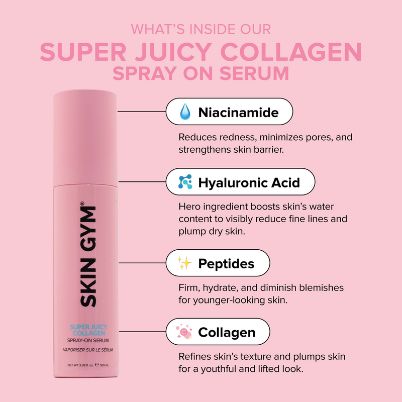 Super Juicy Collagen Spray-on Serum - Skin Gym