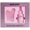 Rose Quartz Gua Sha + Signature Oil Kit - Skin Gym