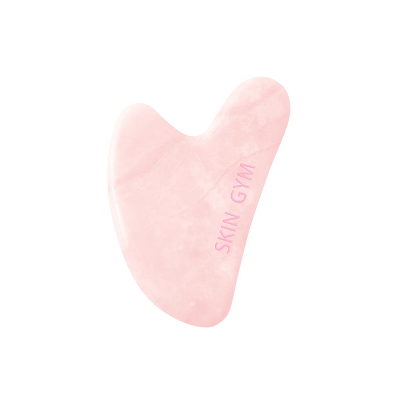 Rose Quartz Gua Sha + Signature Oil Kit - Skin Gym