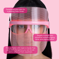 Pink LED Face Mask