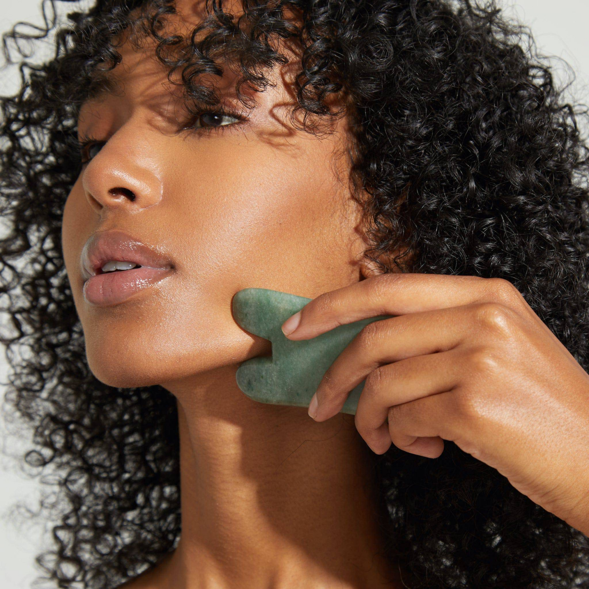 Square Aventurine Jade Gua Sha - Skin Gym