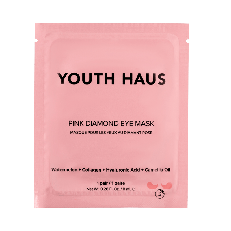 Youth Haus Pink Diamond Eye Mask (Single) - Skin Gym