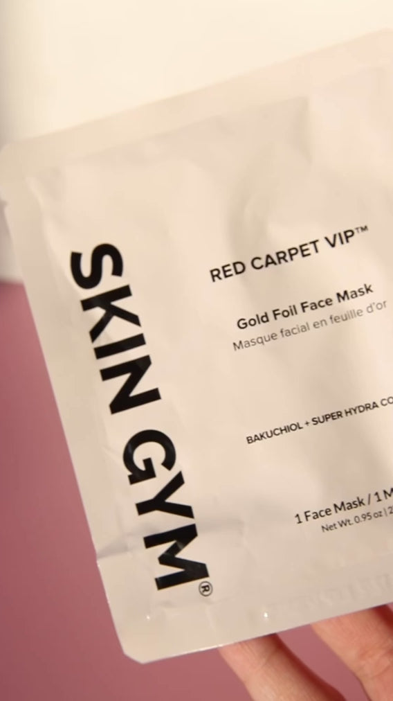 Gold Foil Face Mask - Single